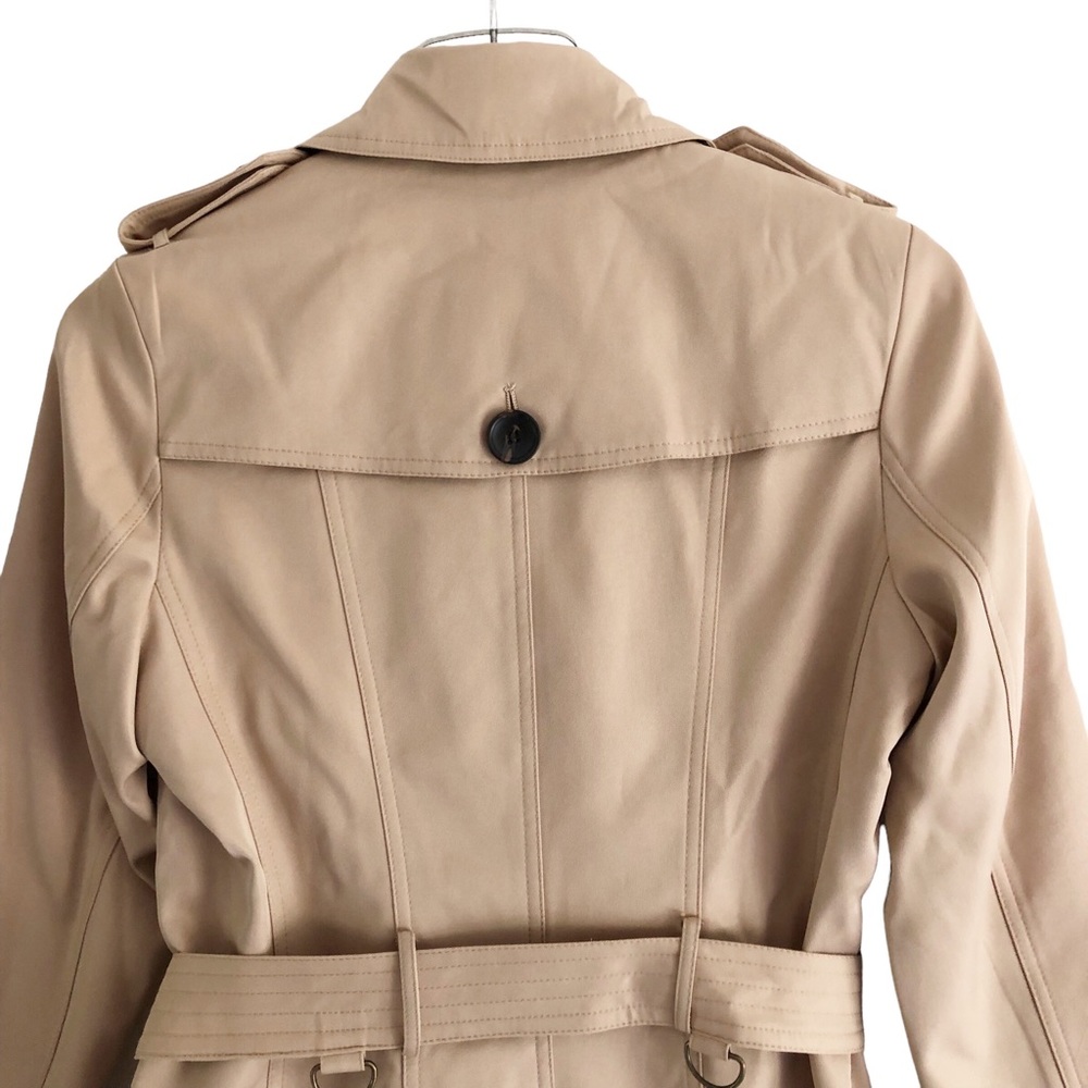Classic Tan Trench Coat for Women - Picture 10 of 14